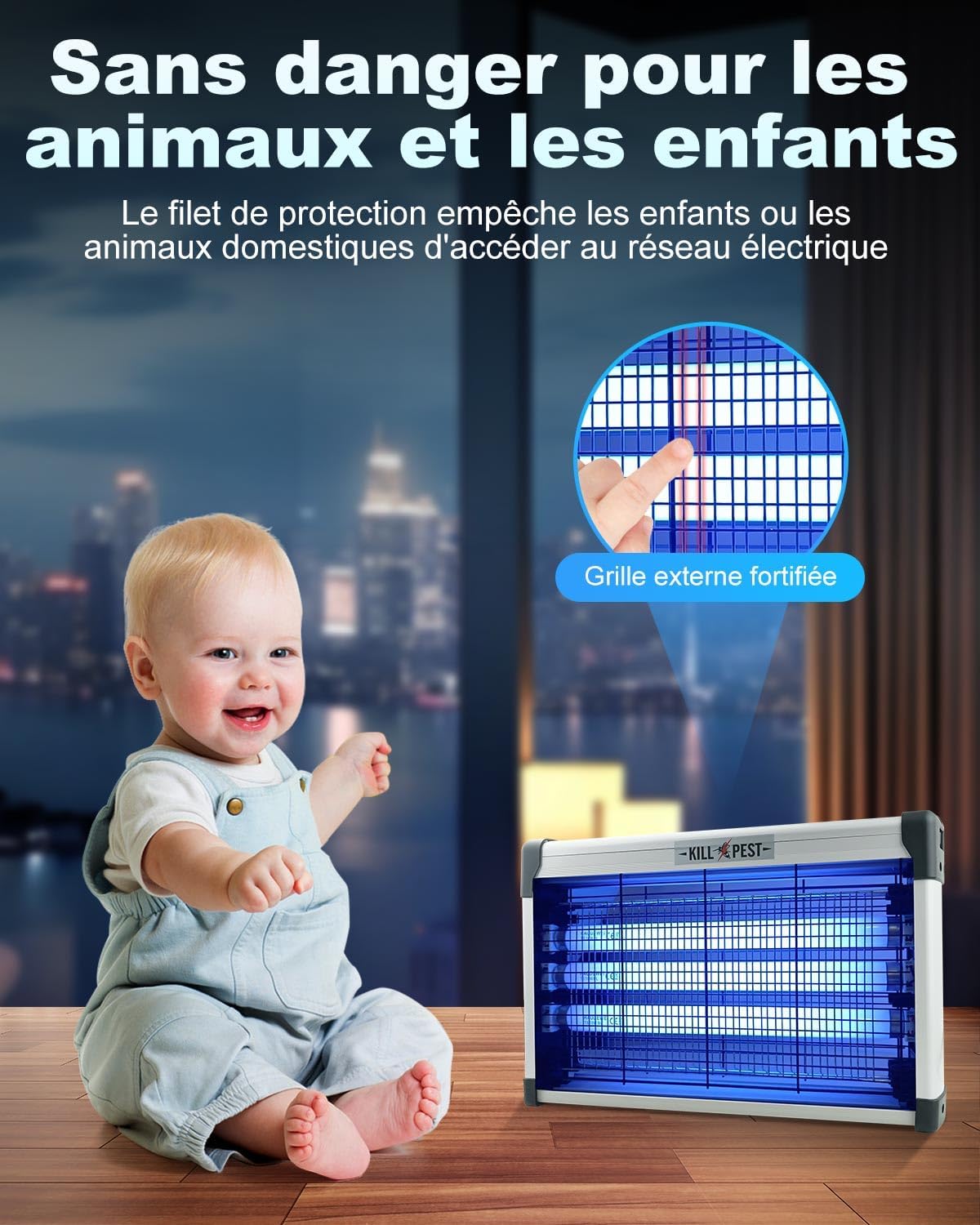Anti-moustique électrique (lampe UV)