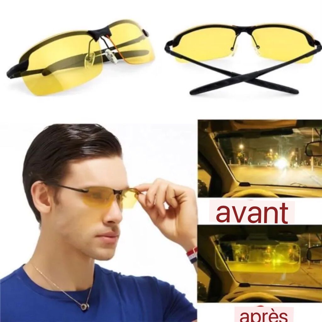 Lunettes de Vision nocturne anti éblouissement pour conducteur