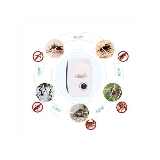 Pest Reject – Répulsif Ultrasonique Anti-Nuisibles : 2 achetés = 1 offert