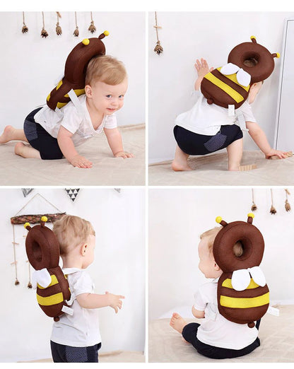 Économisez 10 000 F en achetant ce Coussin Protecteur de Tête Bébé – Design Abeille.