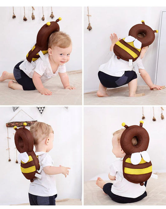 Économisez 10 000 F en achetant ce Coussin Protecteur de Tête Bébé – Design Abeille.